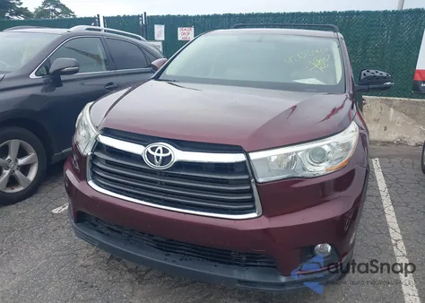 2014 Toyota Highlander Le Plus V6 from USA, damaged, VIN 5TDBKRFH7ES016141